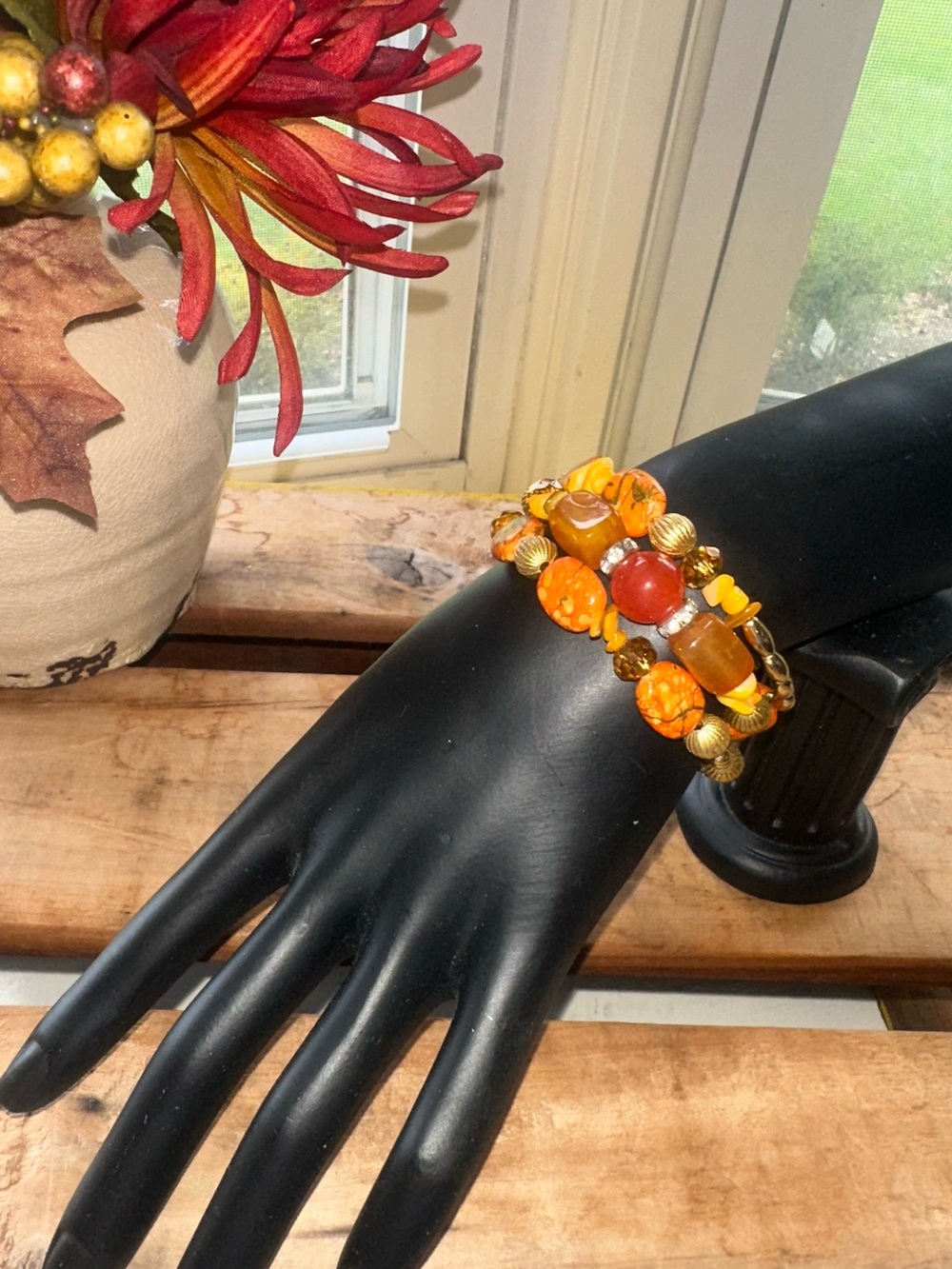 Multilayer Bracelet for Women~Natural Stone Beads Bracelets~ New ~ - Picture 5 of 6